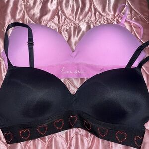 PINK T-Shirt Bra Bundle of 2 Size 34C